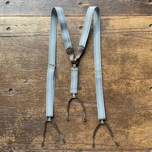 RRL Mens Elastic & Leather Vintage Suspenders